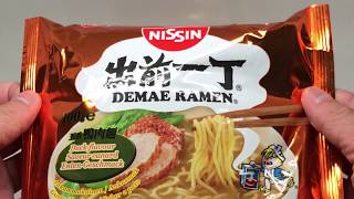 Nissin Demae Ramen 🍜 Duck Flavour 35oz  100g [upl. by Koby]