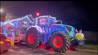 Coventry Nuneaton Christmas tractor run parade 09102023 Santa tractor new latest [upl. by Enehs310]