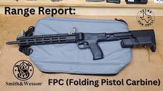 Range Report Smith amp Wesson MampP FPC Folding Pistol Carbine [upl. by Nazarius539]