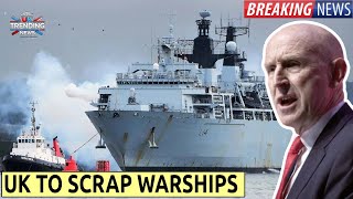 UK to scrap warships military helicopters and fleet of drones to save money despite threats abroad [upl. by Ahsenroc]