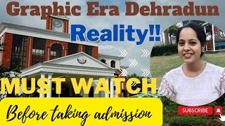 GRAPHIC ERA UNIVERSITY  PLACEMENTS  CAMPUS TOUR  FEES  ADMISSION  COLLEGE REVIEW2023 [upl. by Eirehc]