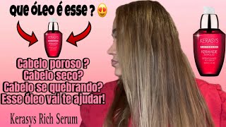 Melhor óleo que já usei para cabelos Danificados Kerasys extreme Damagem Rich Serum [upl. by Niamreg930]