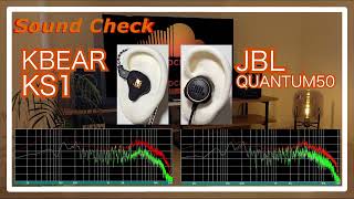 KBEAR KS1 vs JBL QUANTUM50 IEMs Chinese InEar Sound Comparison 中華イヤホン音比較 [upl. by Felicio]