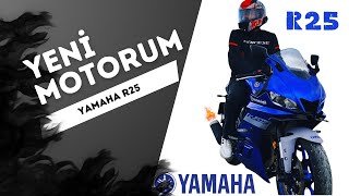 Yeni Motorum Yamaha R25  Ufak çaplı inceleme gazlama 🔥 [upl. by Golliner]