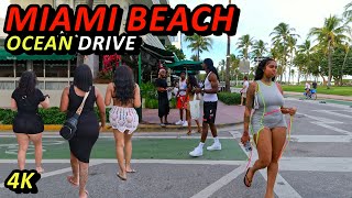 Miami Beach Walking Ocean Drive [upl. by Votaw690]