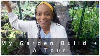 October Urban Homestead Tour  How I Built My Garden Just Start Growing [upl. by Herahab]