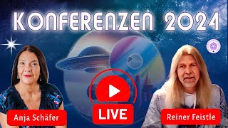 Reiner Feistle und Anja Schäfer🌟Konferenzen 2024 UFOs Transformation Aufstieg Enthüllungen [upl. by Aliwt]