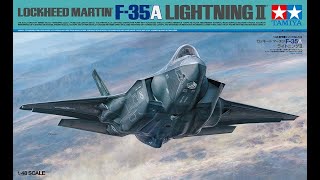 Quick Look Review Tamiya 148 F35A [upl. by Nnaeitak]