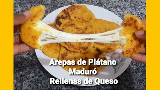 AREPAS DE PLÁTANO MADURO RELLENAS DE QUESO Dtodito con Cami 2020 [upl. by Alfredo390]