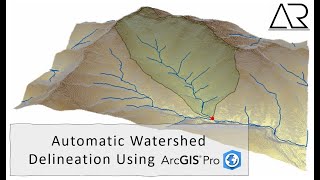 Automatic Watershed Delineation Using ArcGIS Pro [upl. by Alyahsat]