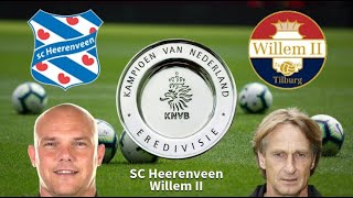 SC Heerenveen vs Willem II Live Stream Prediction amp Preview 13122019  Football Predictions [upl. by Ecnerat461]