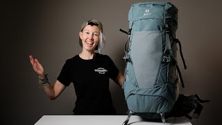 Review The Deuter Aircontact Core 45  10 SL Pack [upl. by Eireva698]