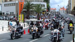 Harley Davidson Owners Group  Parade  Cascais Portugal 2012 [upl. by Idham]