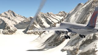 This Airport Is On A GLACIER [upl. by Repsag802]