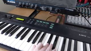 Kawai K1 amp Alesis Microverb 3 [upl. by Jakie989]