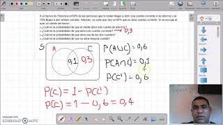 Cómo calcular probabilidades con Diagramas de Venn Probabilidad [upl. by Lindgren]