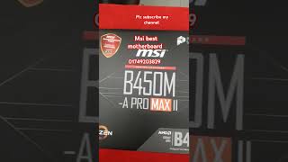 MSI b450m motherboard pcbuild gaming pcs unboxfam msi [upl. by Seravaj]