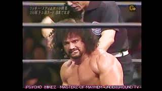 PsYcHo MikEz Masterz Of Mayhem TV  Classic Wrestling  Jimmy Snuka Vs Ricky Steamboat  AJPW [upl. by Atsyrhc]