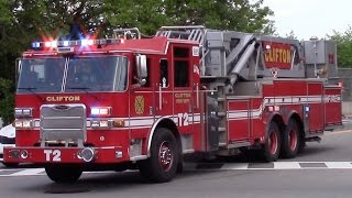 Fire Trucks Responding Compilation Part 16  Ladder Trucks [upl. by Onitselec]