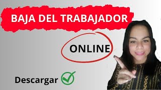 🎈👀como DESCARGAR PARTES DE BAJA 👉🔜 online📝 sin desplazamientos✅PARTES DE BAJA [upl. by Peisch]