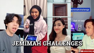 Jemimah Challenges  Cinta Dalam Hati  TikTok Compilation 2021 [upl. by Inalan]