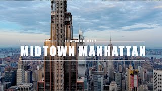 Drone Midtown Manhattan [upl. by Chuch531]