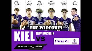 HS Football Kiel vs New Holstein  NEW Sports Radio AUDIO [upl. by Frieder]