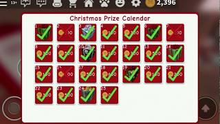 Opening 7 Christmas Presents from the Christmas Prize Calendar Roblox Work at a Pizza Place [upl. by Nivra]