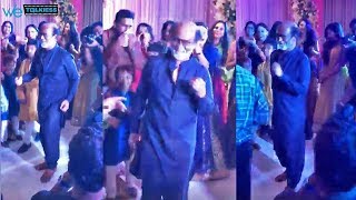 Rajinikanth dancing video with his grandson at Soundarya wedding  Vishagan [upl. by Lusar700]