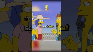 Fate of the Scammer Who Betrayed the Simpsons🥴 simpsons shorts [upl. by Marquita633]