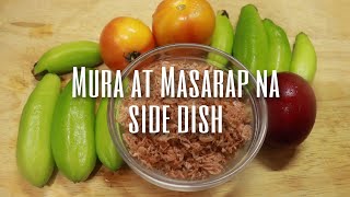 Mura Simple at Masarap na Side Dish  TengTV [upl. by Alag]