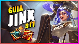 GUIA JINX ADC S11✅ Como JUGAR JINX RUNAS BUILDS y CONSEJOS 🚀🚀 [upl. by Padriac]