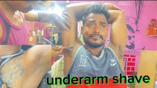 Underarm shaving tutorial video hairstyle hair video plz subscribe [upl. by Ahseiyn]