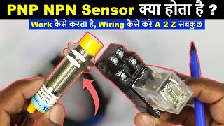 PNP NPN Sensor Explained Practically in Hindi ElectricalTechnician [upl. by Westland969]