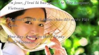 Bonjour Vietnam paroles  lyrics Hello Vietnam by Trần Thái Hoà [upl. by Eyaf]