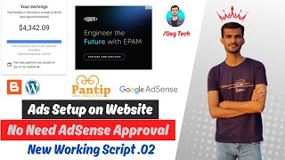 Pantip Active Dashboard Script 02  Run Google AdSense Ads without Approval On Your Site [upl. by Mathia]