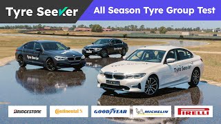 2022 All Season Tyre Group Test  Just The Results [upl. by Hurlbut]