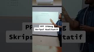 PPT Sidang Skripsi Kualitatif [upl. by Ystap688]