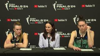 2024 WNBA Finals Game 3 PostGame Press Conference Liberty vs Lynx [upl. by Assirim]