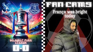 FA CUP CAM  RICH  Crystal Palace Vs Everton  CPFC crystalpalace everton facup [upl. by Nebuer17]