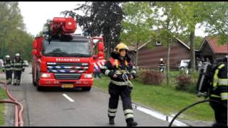 Houten huis Luyksgestel onbewoonbaar na brand [upl. by Elsworth]