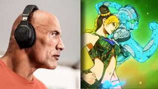 The Rock reacts to the Stone Ocean Opening… [upl. by Lorin155]