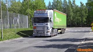 4K Scania R580 Straight Pipes Sound [upl. by Miah]