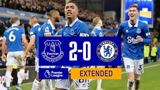 EXTENDED PREMIER LEAGUE HIGHLIGHTS EVERTON 20 CHELSEA [upl. by Ehling]