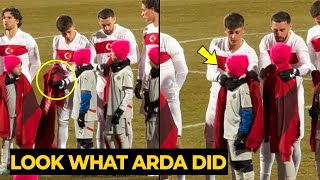 Arda Güler show respectful gesture gave his jacket to young mascots during Turkey vs Iceland game [upl. by Laurent]