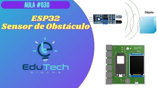 Curso de ESP32 iniciantes  Sensor de Obstáculo IR  Robótica Educacional Edutech Blocks [upl. by Hadley]