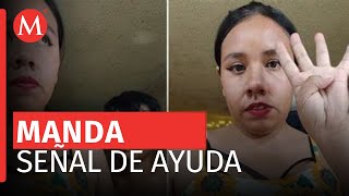 Mujer es golpeada por su pareja durante transmisión en vivo el agresor ya fue detenido [upl. by Dearborn]