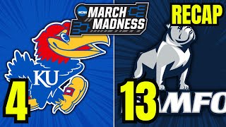 Kansas vs Samford Game Recap  2024 NCAA Tournament  THE FOUL HEARD ROUND THE WORLD [upl. by Beckett]