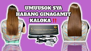 JML PROFESSIONAL STEAM STYLER HAIR IRON REVIEW  ANONG PLANTSA ANG MAGANDANG PANG REBOND [upl. by Christenson]