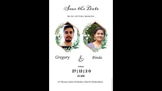 Cherrys Live Wedding Greogory amp Rinda [upl. by Bussy]